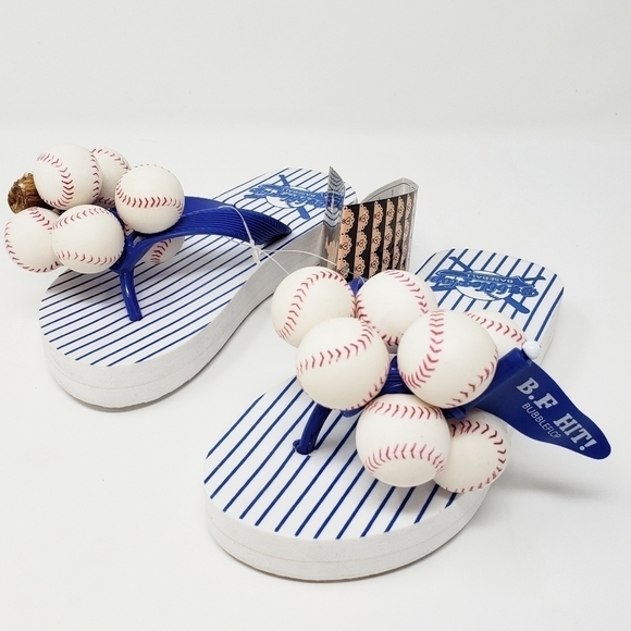 BUBBLEFLOP Baseball flip flop sandal NWT - Picture 4 of 7